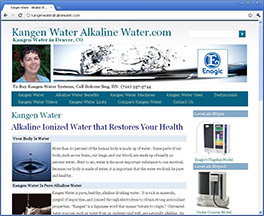 Kangen Water Alkaline Water